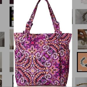 Vera Bradley Iconic Paisley Tote